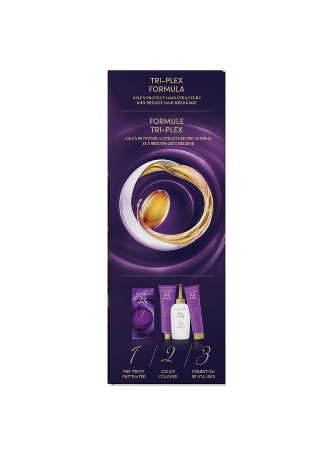 Clairol Age Defy Permanent Hair Dye, 6 Light Brown Hair Color, 1 Count