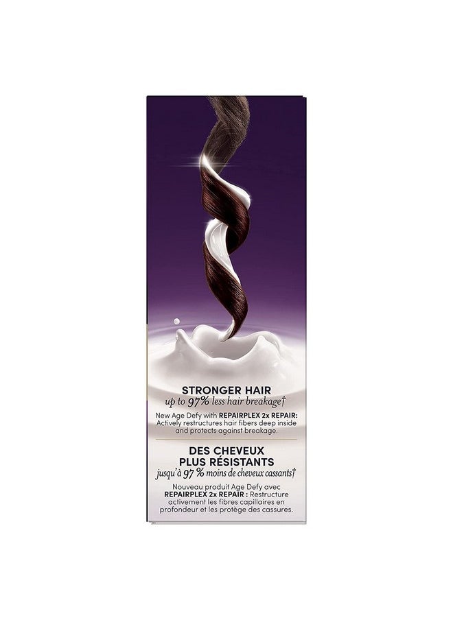 Clairol Age Defy Permanent Hair Dye, 6 Light Brown Hair Color, 1 Count