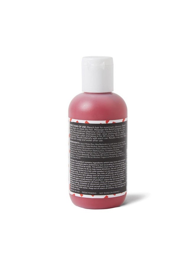 Bond Sustainer Color (Red Flame)- 3.7 ounce - Semi Permanent Direct Dye - Color Depositing Mask - Rebuild Broken Bonds - For Healthy Hair