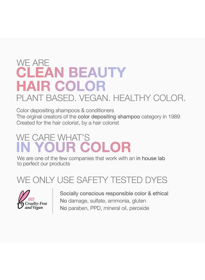 Celeb Luxury Viral Purple Colorwash, Color Depositing Shampoo with Bondfix Bond Rebuilder, Semi Permanent Hair Colour Glaze, Vegan Hair Dye, Maintains and Refreshes Bold Purple Color