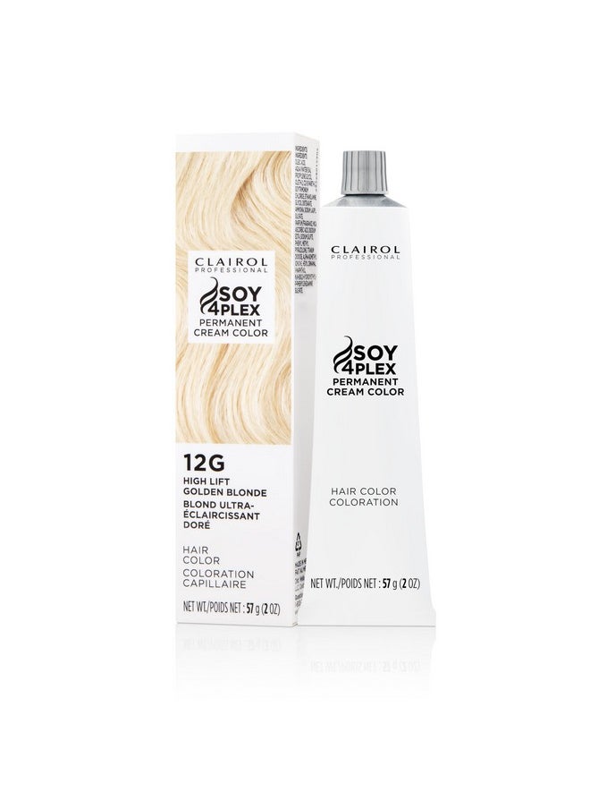 Clairol Professional Permanent Crème Hair Color 12g High Lift Gold Blonde