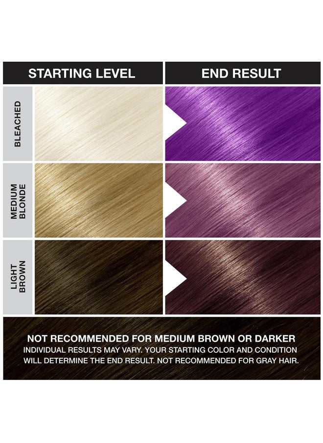 Punky Plum Semi Permanent Conditioning Hair Color, Vegan, PPD and Paraben Free, lasts up to 25 washes, 3.5oz
