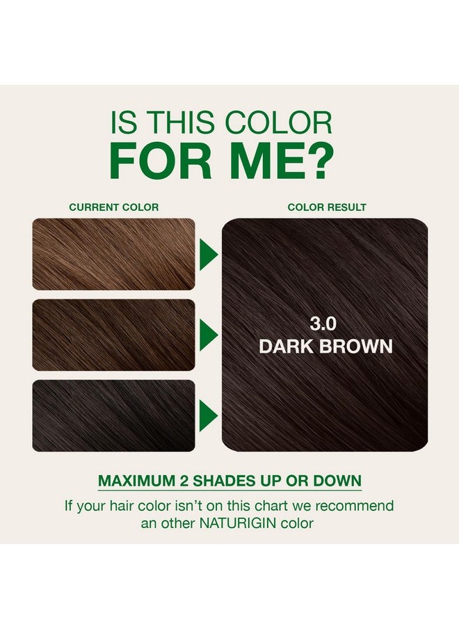 Naturigin Hair Permanent Color, Dark Coffee Brown 3.0, 200g