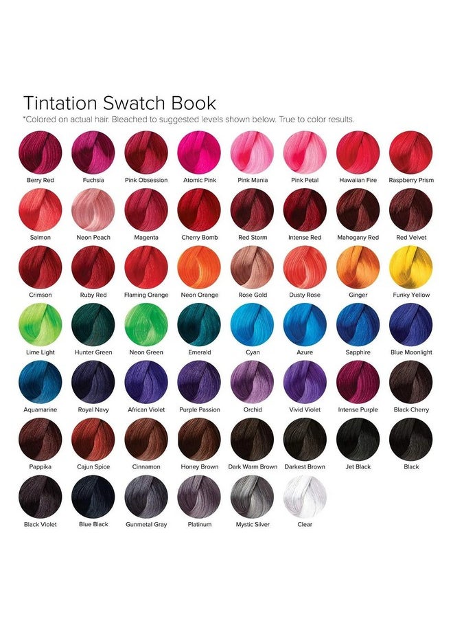 Kiss Tintation Semi-Permanent Hair Color Treatment 148 mL (5 US fl.oz) (Jet Black)