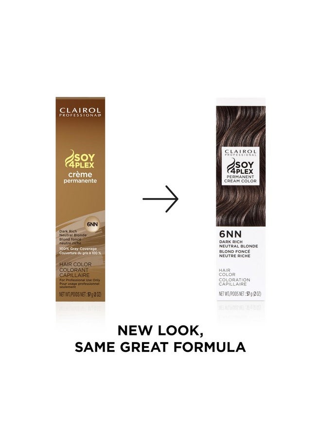 Clairol Professional Permanent Crème Hair Color 6nn Dark Neutral Blonde, 2 Oz (Pack of 1)