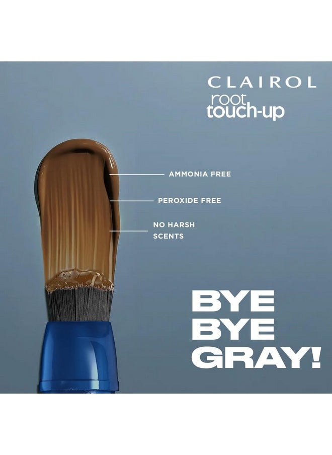 Clairol Root Touch-Up Semi-Permanent Hair Color Blending Gel, 4 Dark Brown, Pack of 2