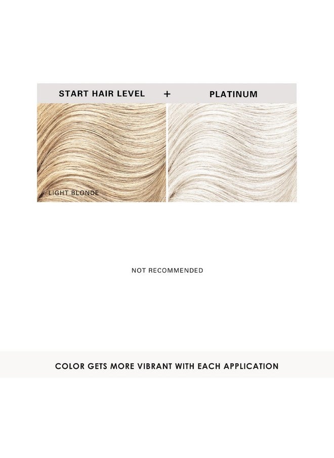 Keracolor Clenditioner PLATIUM Hair Dye - Semi Permanent Hair Color Depositing Conditioner, Cruelty-free, 12 Fl. Oz.