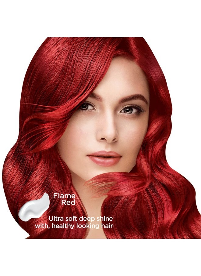 Nisha Creme Hair Color Flame Red (pack of 3)