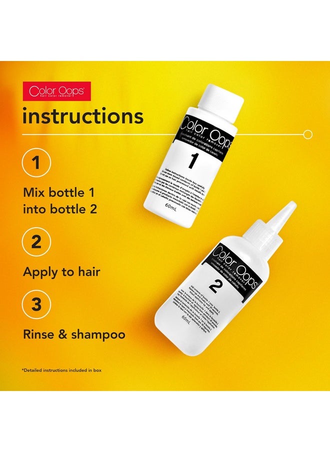 Color Oops Extra Conditioning Hair Color Remover, 1 Application, Hair Dye Remover Processes in 20 Minutes, Safely Removes Permanent & Semi-Permanent Hair Color, Ammonia & Bleach Free