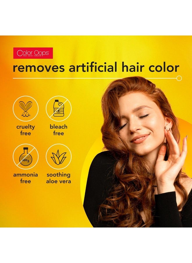 Color Oops Extra Conditioning Hair Color Remover, 1 Application, Hair Dye Remover Processes in 20 Minutes, Safely Removes Permanent & Semi-Permanent Hair Color, Ammonia & Bleach Free