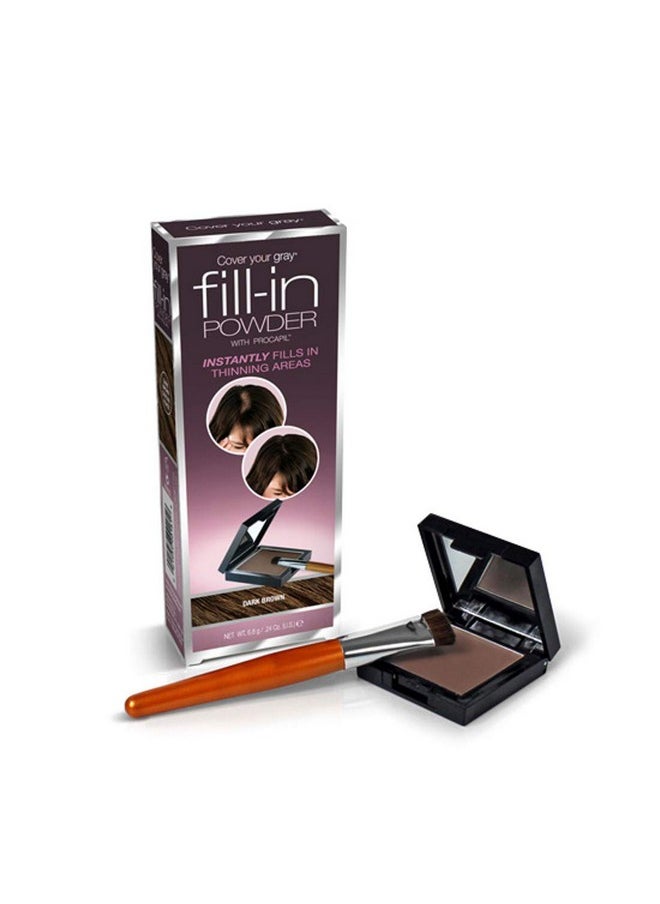 Cover Your Gray Fill In Powder - Dark Brown (Pack of 2)