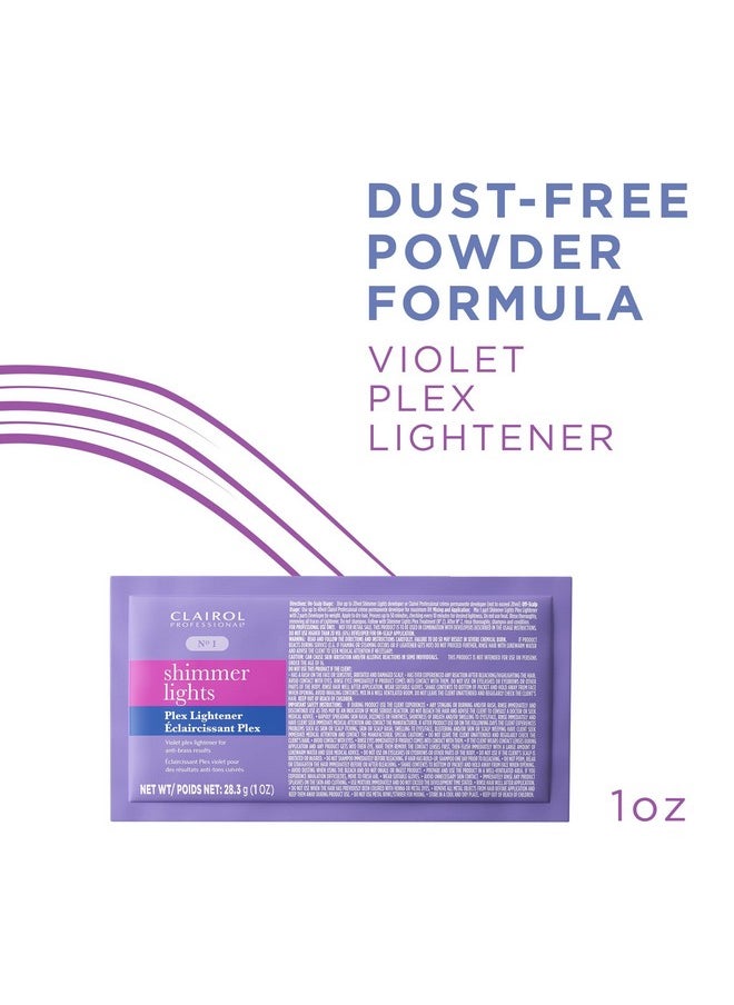 Clairol Professional Shimmer Lights Plex Lightener, 1 oz