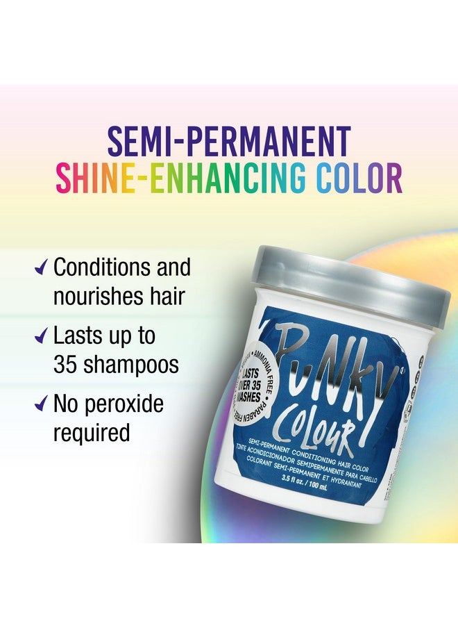 Punky Midnight Blue Semi Permanent Conditioning Hair Color, 3.5oz