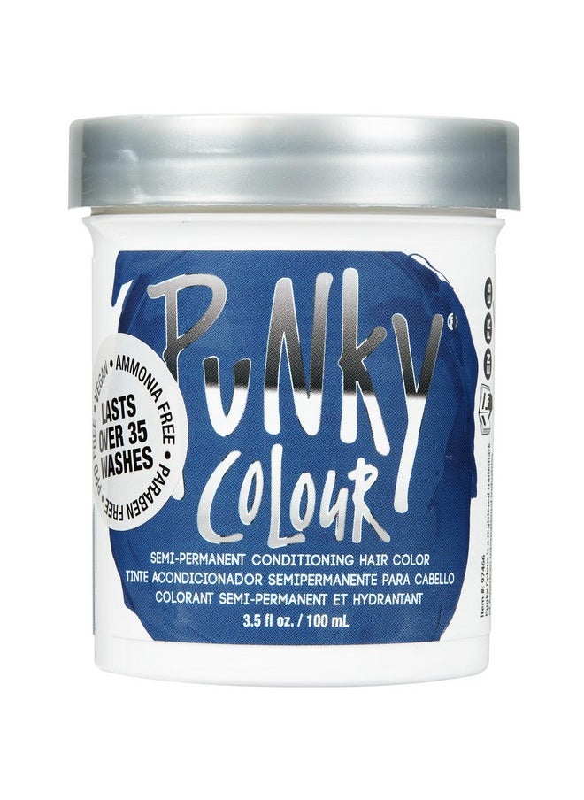 Punky Midnight Blue Semi Permanent Conditioning Hair Color, 3.5oz