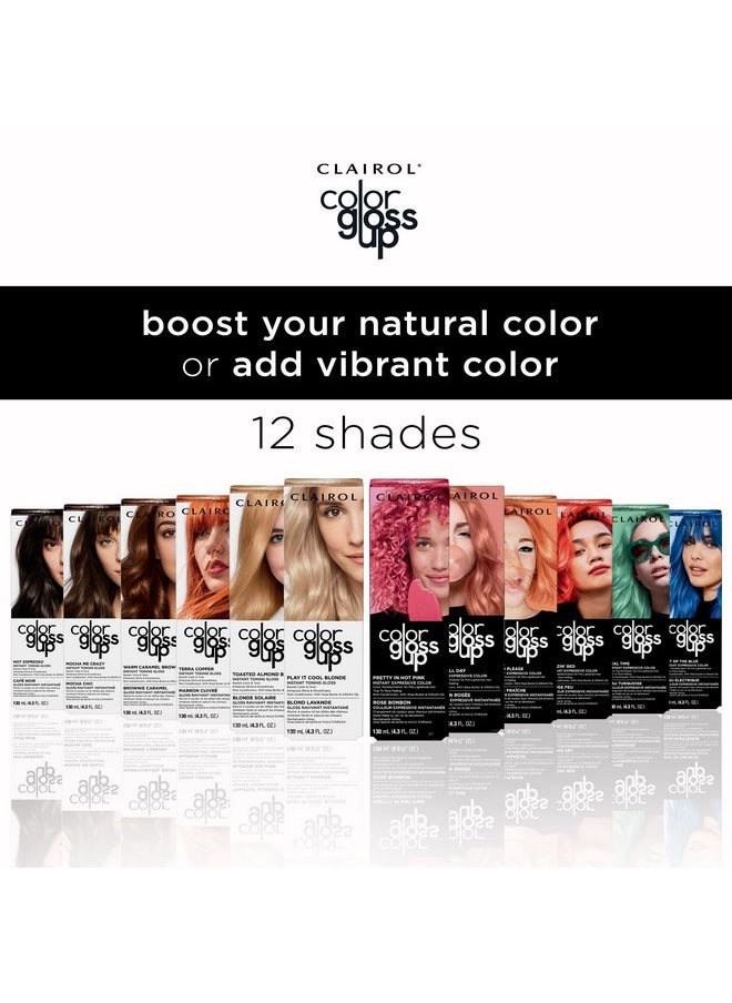 Clairol Color Gloss Up Temporary Hair Dye, Mocha Me Crazy Hair Color, Pack of 1