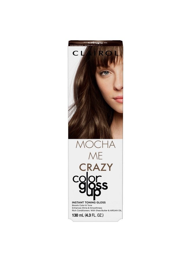 Clairol Color Gloss Up Temporary Hair Dye, Mocha Me Crazy Hair Color, Pack of 1