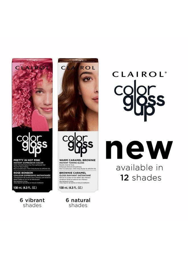 Clairol Color Gloss Up Temporary Hair Dye, Mocha Me Crazy Hair Color, Pack of 1