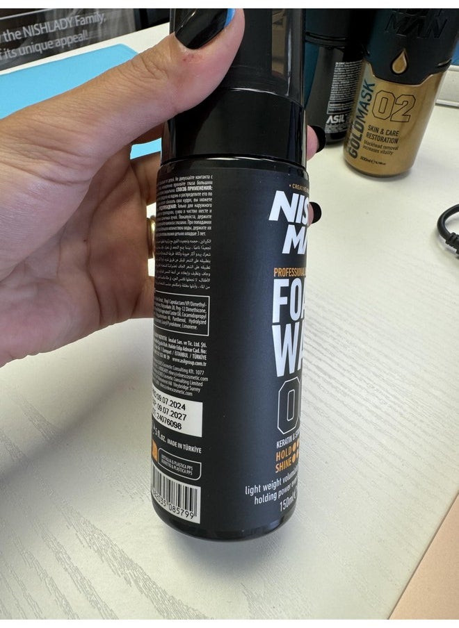 nishman Hair Styling Foam Wax
