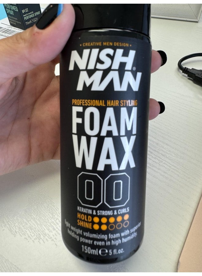 nishman Hair Styling Foam Wax