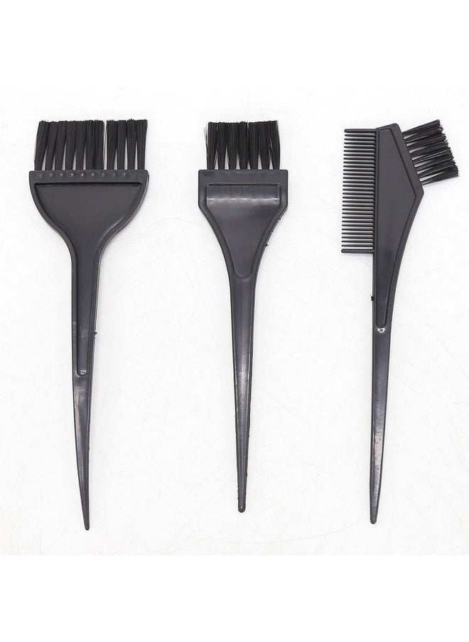 BTWTRY 6pcs Balayage Board and Brush Kit, 3pcs Balayage Highlighting Board with Teeth and 3pcs Hair Coloring Brush Flat Top Comb Board for Hair Coloring Dyeing DIY Hairdressing Tint Tool (6pcs)