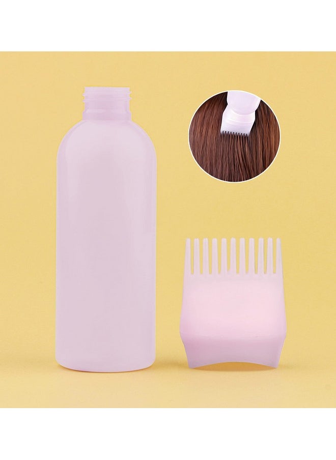 Yebeauty Root Comb Applicator Bottle, 6 Ounce Applicator Bottle for Hair Dye Bottle Applicator Brush with Graduated Scale- 3 Pack