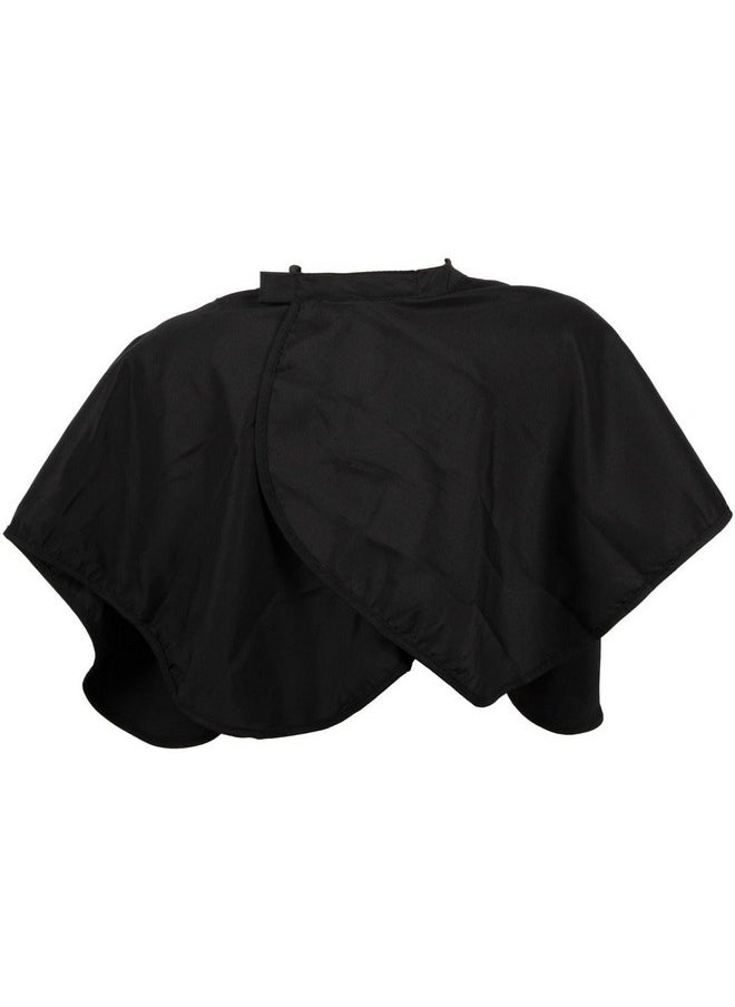 ForPro Water-Resistant Makeup Cape, Professional Mid-Length Beauty Cape with Adjustable Velcro Closure, 27.5