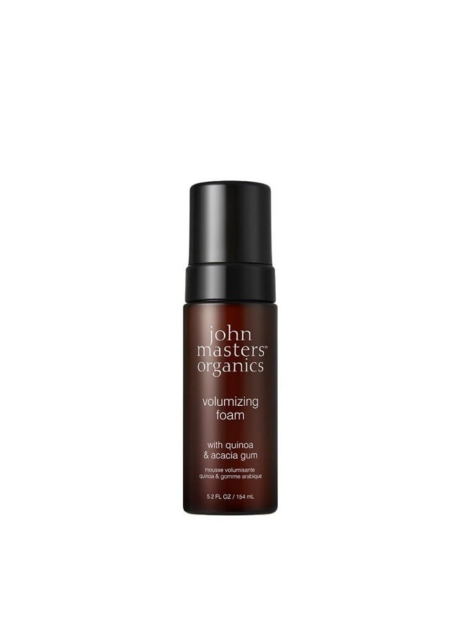 John Masters Organics Volumizing Foam 5.2 oz | 70%+ Organic Ingredients | Non-Aerosol | Long-lasting Hold | Cruelty-Free