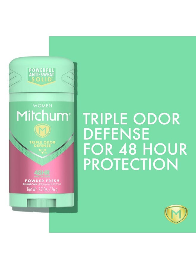 Mitchum Women Gel Antiperspirant Deodorant, Powder Fresh, 3.4oz.