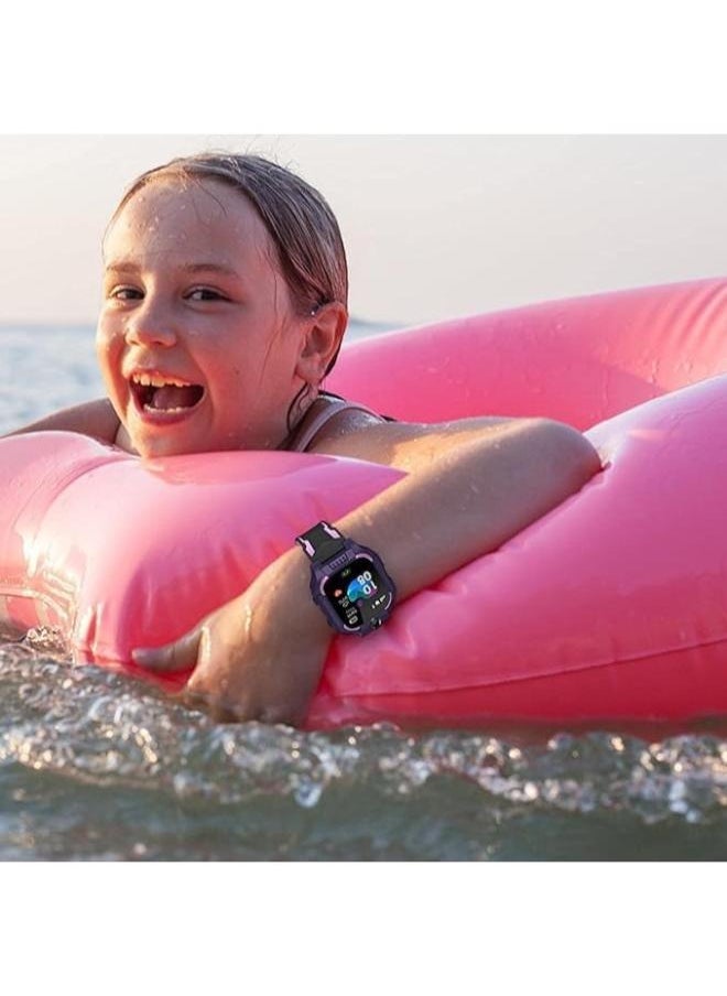 Z7A Kids Smartphone Watch | Anti-lost Smartwatches with HD Touch Screen, Phone Call Text Messaging Watch for Boy Girl Birthday Gifts(Zink)