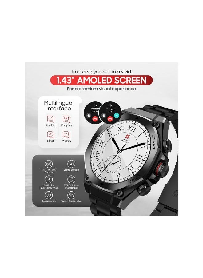 Swiss Military DOM6 Smartwatch 1.43