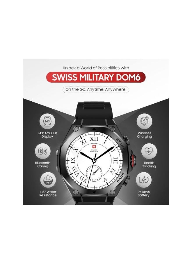 Swiss Military DOM6 Smartwatch 1.43