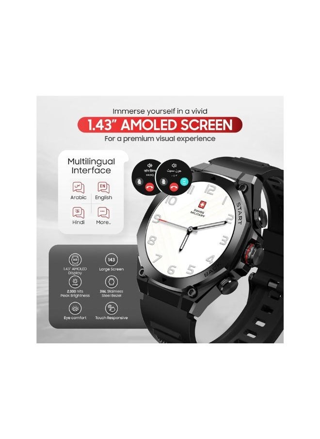 Swiss Military DOM6 Smartwatch 1.43