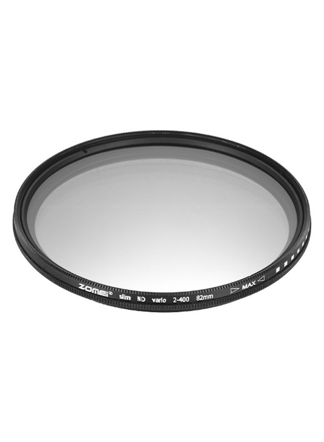 Ultra Slim Variable Fader Filter Lens Black