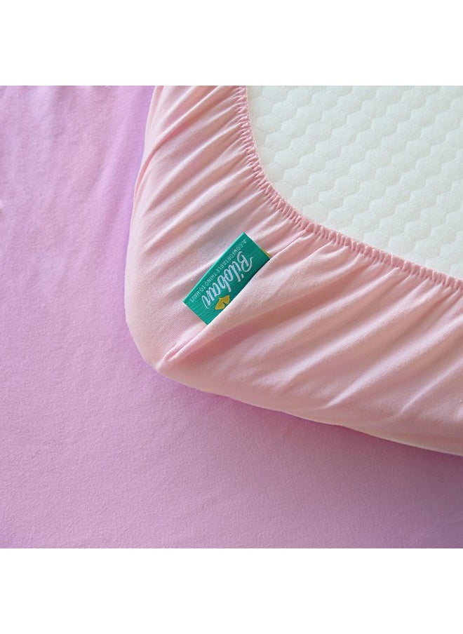 Bassinet Sheets Fit for AirClub, AMKE 3 in 1 Bassinet, Newton, Larex and Bellababy Bassinet Bedside Sleeper, 100% Cotton, 2 Pack, Ultra Soft Bassinet Sheet, Pink and Violet