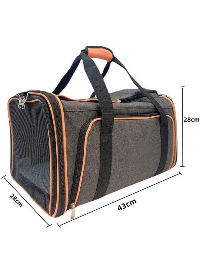 Pet Carrier Cat Carrier For Small Dogs, Dog Carrier, Cat Kennel, Airline Approved Dog Cat Pet Travel Carrier, Soft- Sided Pet Travel Carrier For Cats Dogs, Portable Foldable Pet Bag