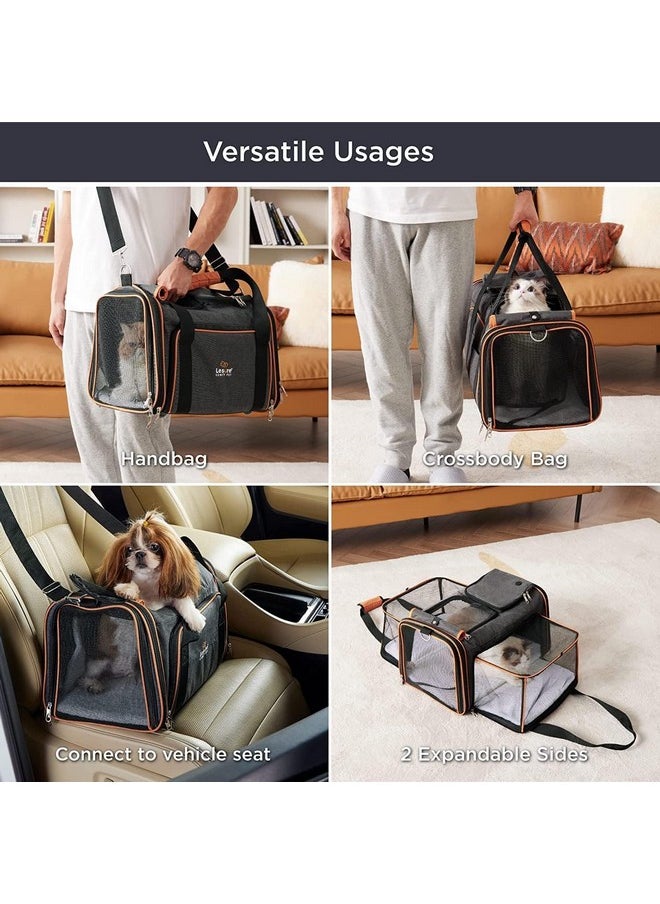 Pet Carrier Cat Carrier For Small Dogs, Dog Carrier, Cat Kennel, Airline Approved Dog Cat Pet Travel Carrier, Soft- Sided Pet Travel Carrier For Cats Dogs, Portable Foldable Pet Bag