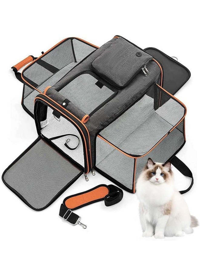 Pet Carrier Cat Carrier For Small Dogs, Dog Carrier, Cat Kennel, Airline Approved Dog Cat Pet Travel Carrier, Soft- Sided Pet Travel Carrier For Cats Dogs, Portable Foldable Pet Bag