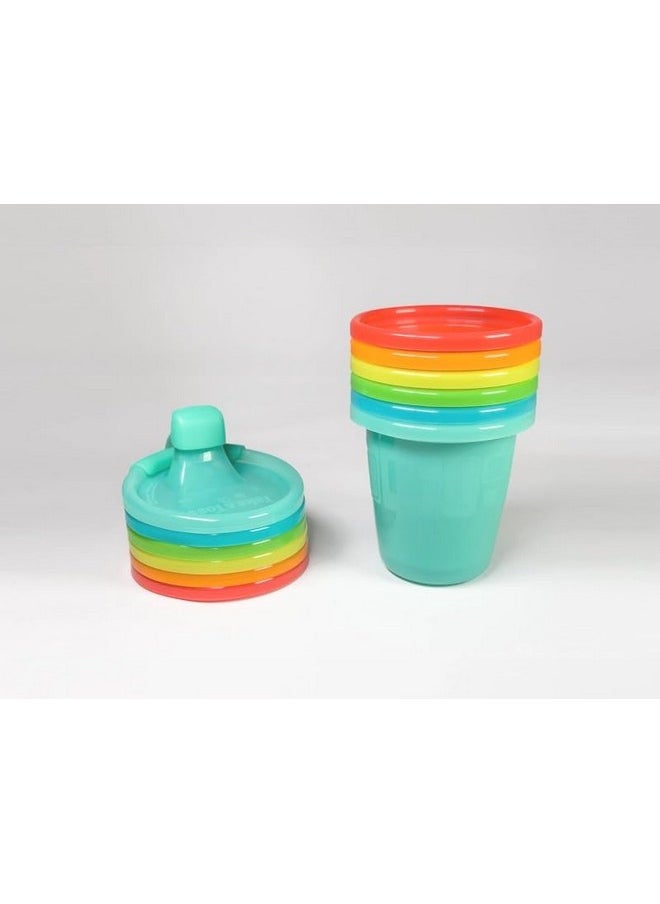 The First Years Take and Toss Spill-Proof Sippy Cup, Assorted, Pack of 6