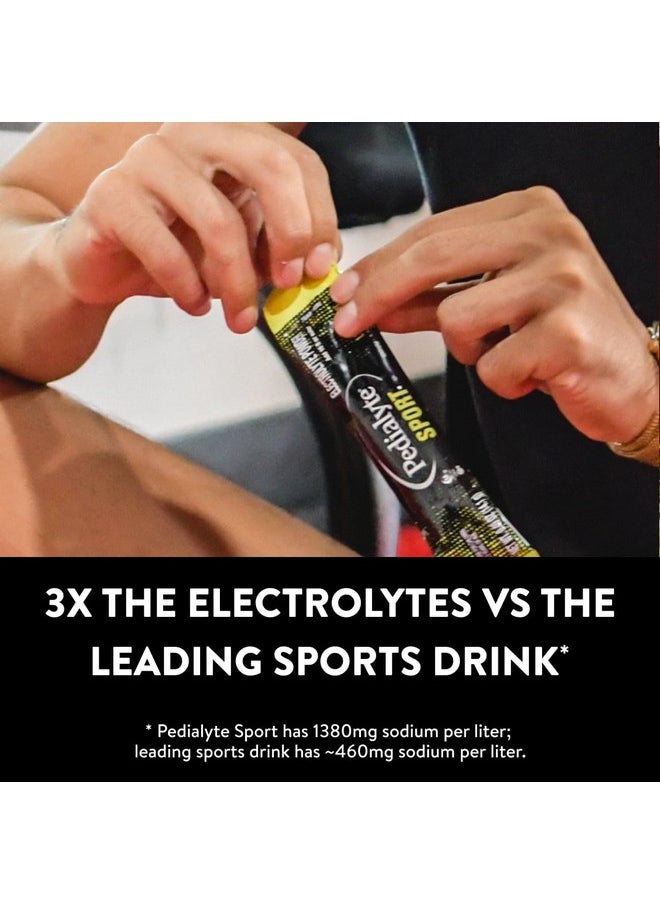 Pedialyte Sport Electrolyte Powder Packets Hydration Station, Variety Pack, 80 count