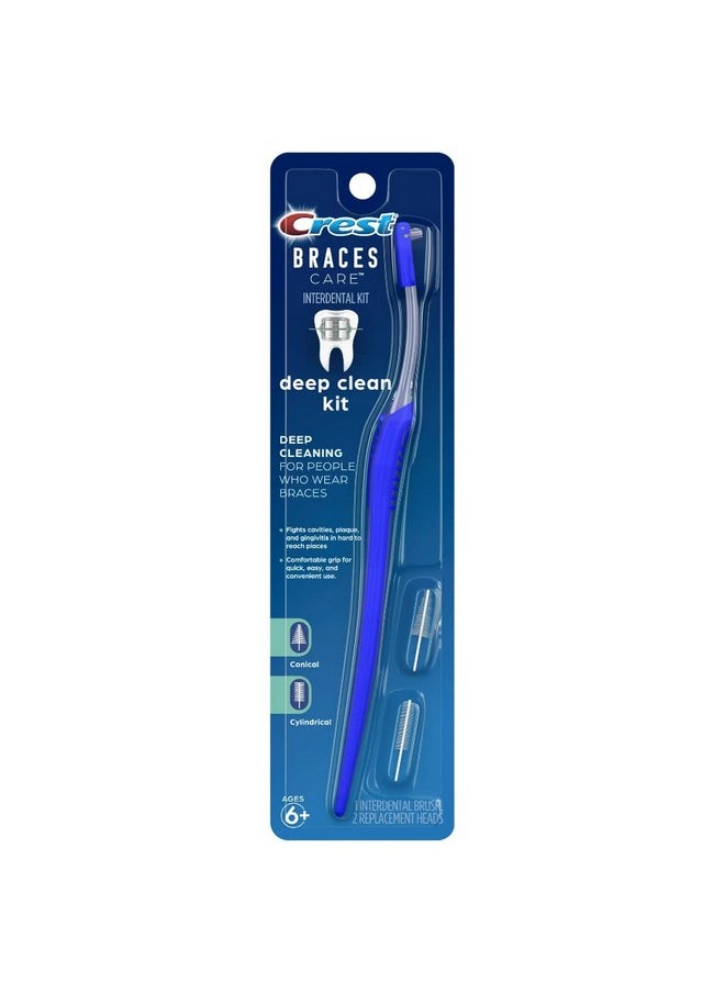 Crest Braces Care Deep Clean Kit with Interdental Toothbrush, 1 Count