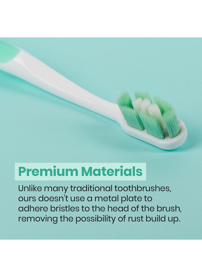 Lindo Ultrafine Toothbrush - for Sensitive Gums and Teeth, 12000+ Ultra Fine Bristles, Soft and Gentle, Deep Clean, Pack of 4