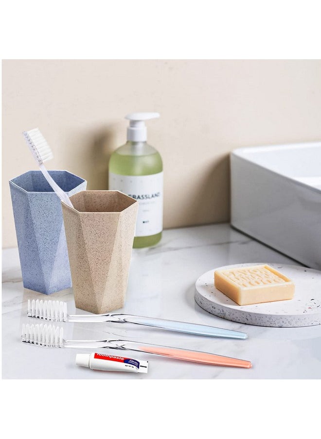 HQSLsund 30 Pack Disposable Toothbrushes with Toothpaste, Individually Wrapped Disposable Toothbrushes Bulk Toothbrushes Soft Bristle Manual Disposable Travel Toothbrush Kit