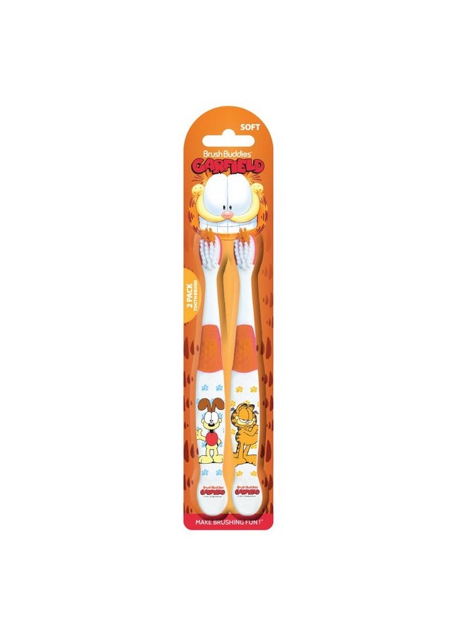 Brush Buddies Garfield and Odie Toothbrush 2 Pack