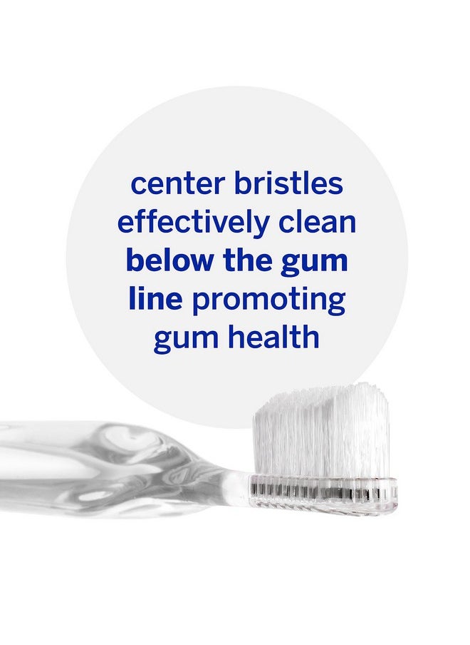 Supersmile Crystal Collection Toothbrush - Whitening Tooth Brush w/Ergonomic Handle - Patented 45° Soft Nylon Bristle Tooth Brushes for Adults & Children, White Coral