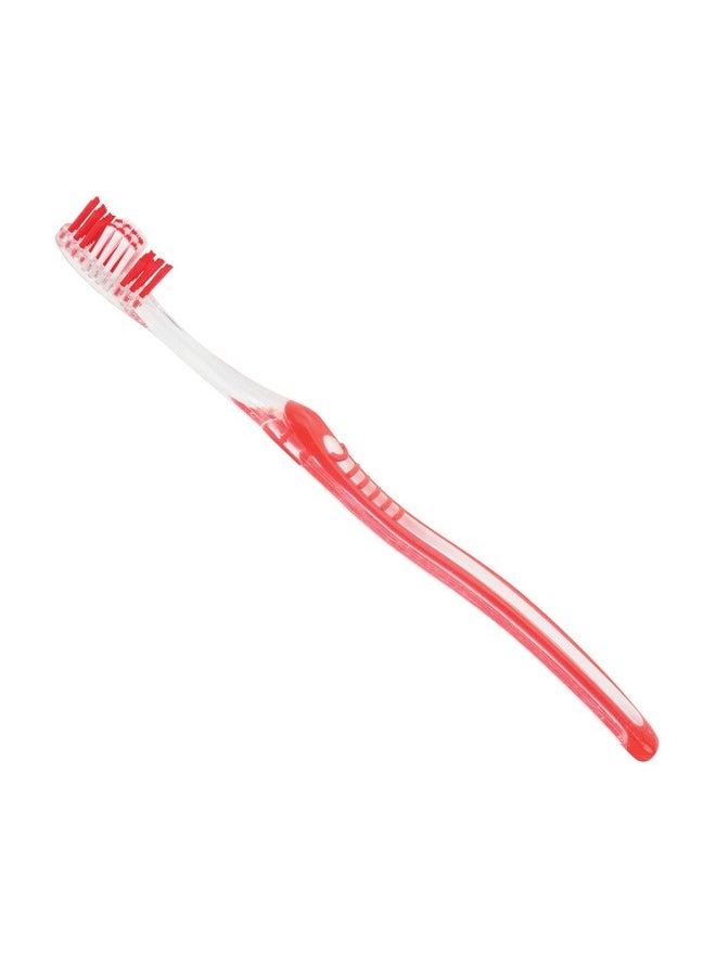 SmileGoods A385 Toothbrush, 38 Tuft, Soft Bristle, 72 Individually Packaged Premium Toothbrushes, Assorted Colors Bulk Pack of 72