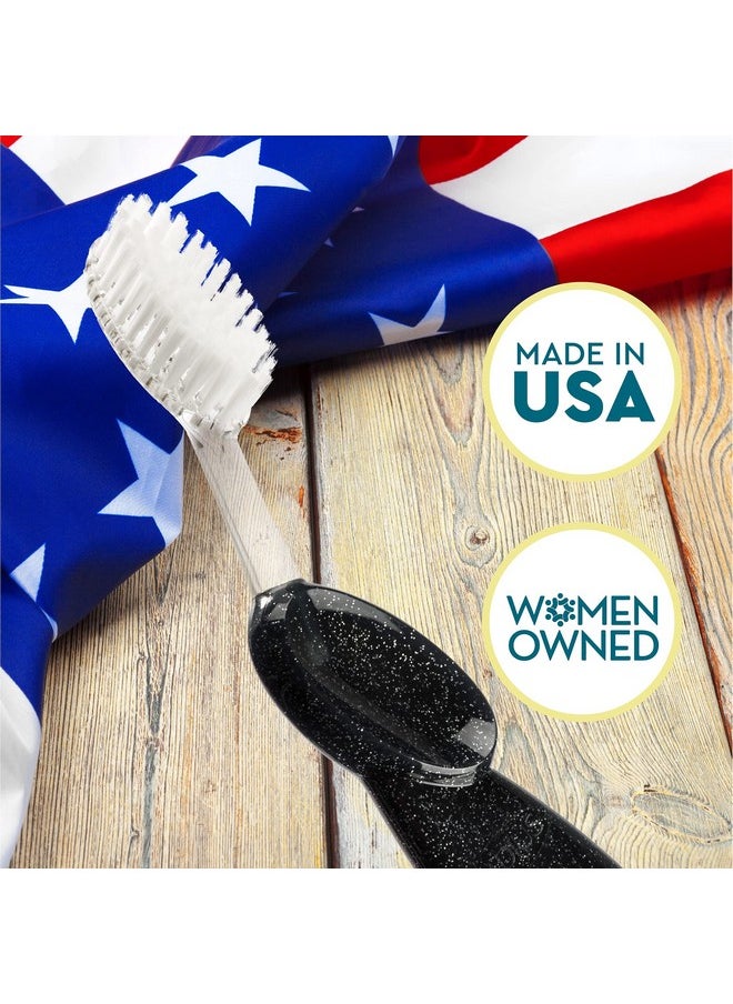 RADIUS Big Brush BPA Free & ADA Accepted Toothbrush Designed to Improve Gum Health & Reduce Gum Issues - Right Hand - Midnight Sky/Marble/Soda Pop Eco Grind - Pack of 3