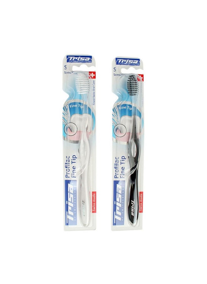 Trisa Profilac Fine Tip Sensitive Toothbrush (Assorted Color)