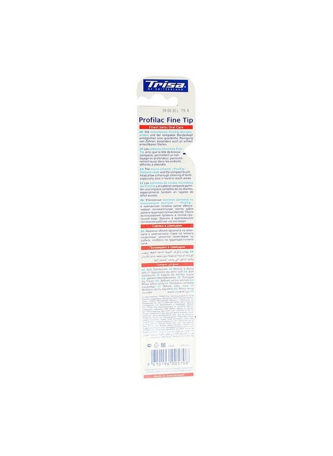 Trisa Profilac Fine Tip Sensitive Toothbrush (Assorted Color)