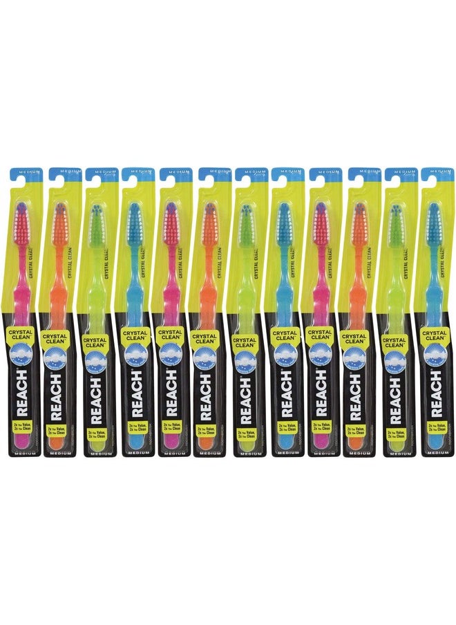 Reach Toothbrush, Medium, Full Head #11 - (Pack of 12)