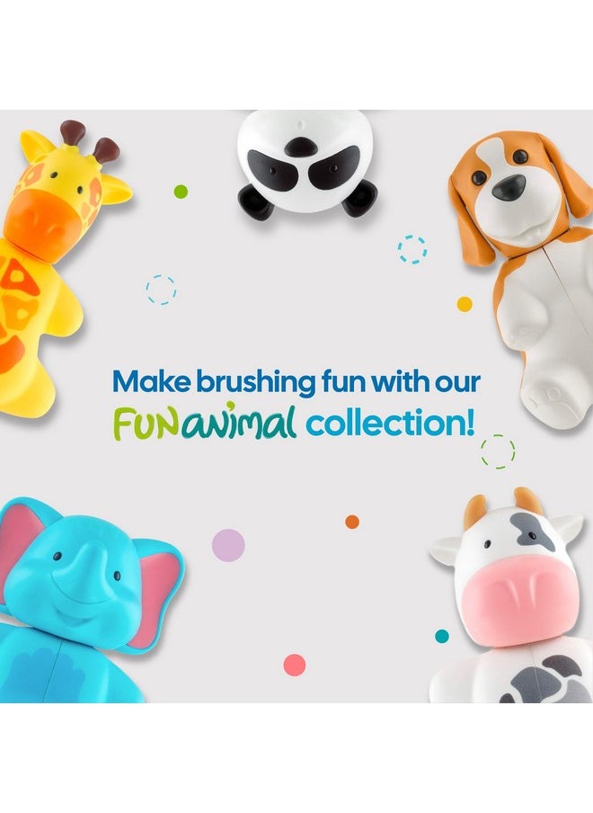 Flipper Fun Animal Turtle Toothbrush Cover - Kids Toothbrush Holder with Cover - Toothbrush Holders for Bathrooms - Suction Cup Toothbrush Holder